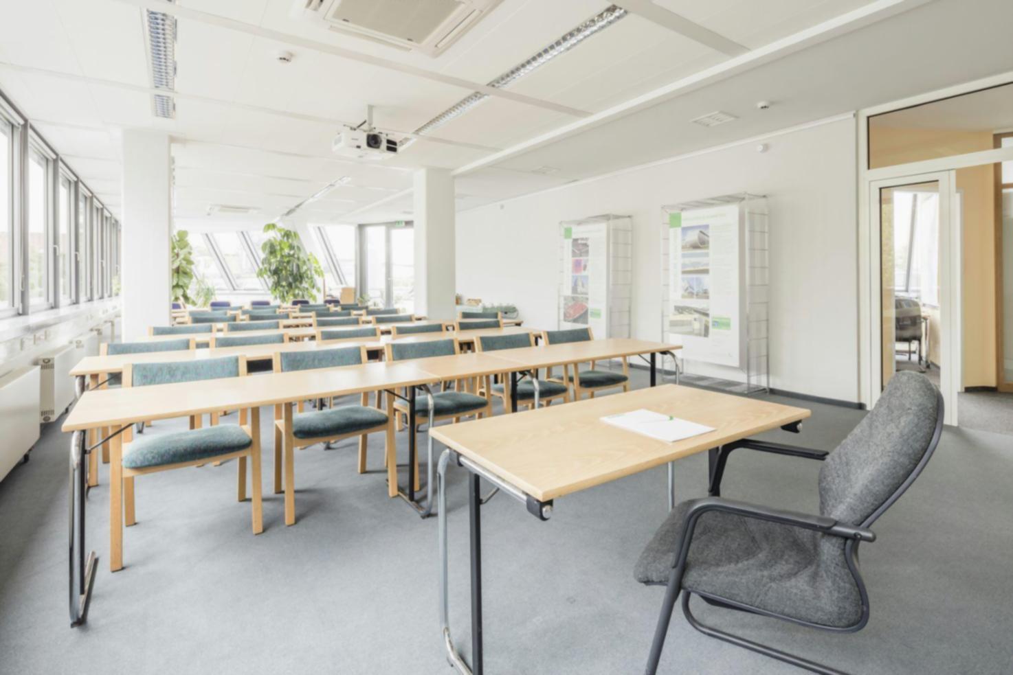 Modern financial planning workspace showing collaborative business environment